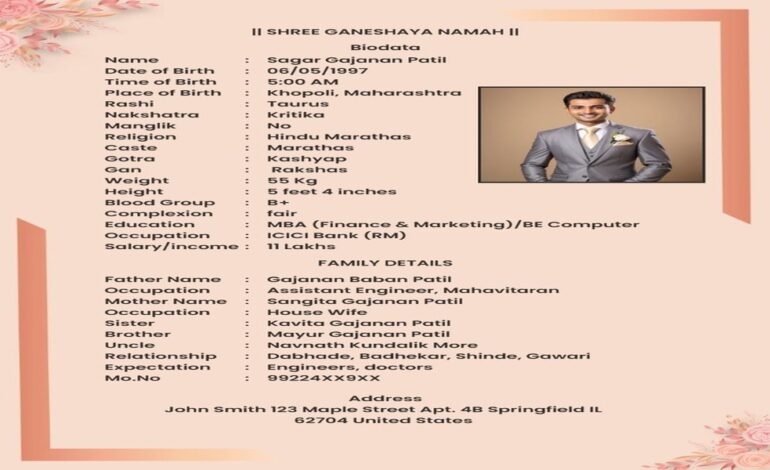 No Account, No Watermark, No Hassle: Benefits of Using a Free Marriage Biodata Maker Online